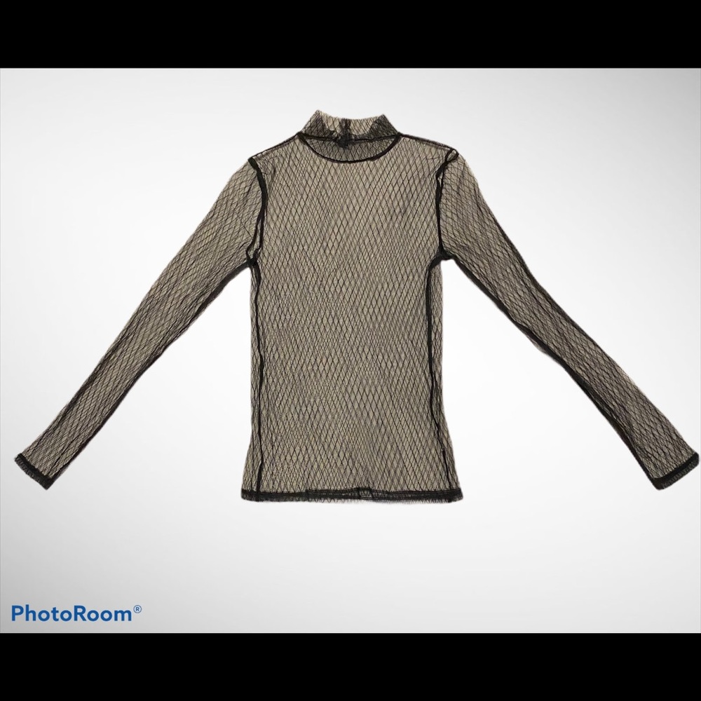 Express Mesh Long Sleeve Top (Size S)